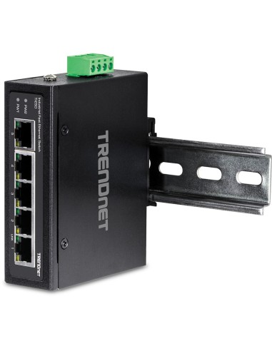 Trendnet TI-E50 switch No administrado Fast Ethernet (10 100) Negro