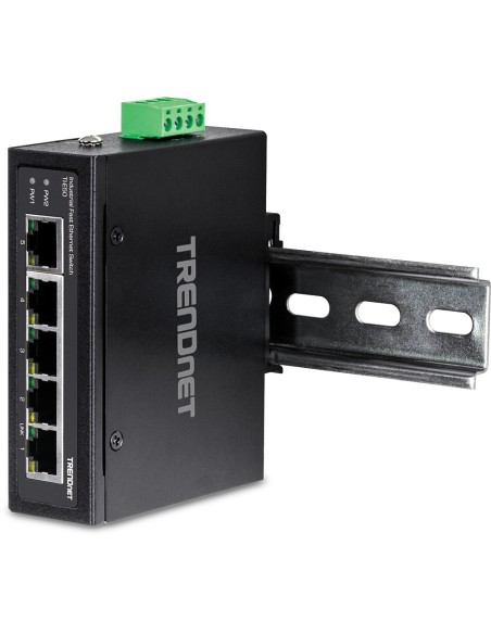 Trendnet TI-E50 switch No administrado Fast Ethernet (10 100) Negro