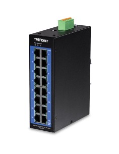 Trendnet TI-G160i Gestionado L2 Gigabit Ethernet (10 100 1000) Negro
