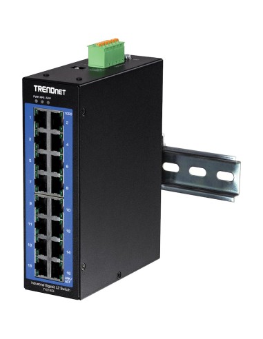 Trendnet TI-G160i Gestionado L2 Gigabit Ethernet (10 100 1000) Negro