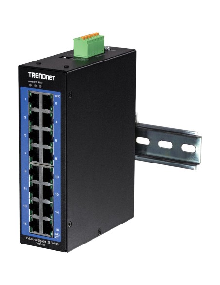 Trendnet TI-G160i Gestionado L2 Gigabit Ethernet (10 100 1000) Negro