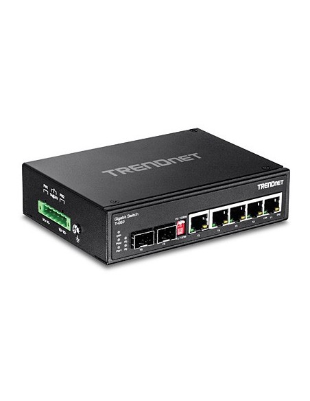 Trendnet TI-G62 switch No administrado L2 Gigabit Ethernet (10 100 1000) Negro