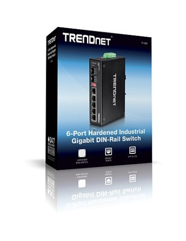Trendnet TI-G62 switch No administrado L2 Gigabit Ethernet (10 100 1000) Negro