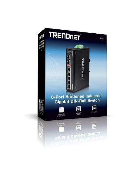 Trendnet TI-G62 switch No administrado L2 Gigabit Ethernet (10 100 1000) Negro