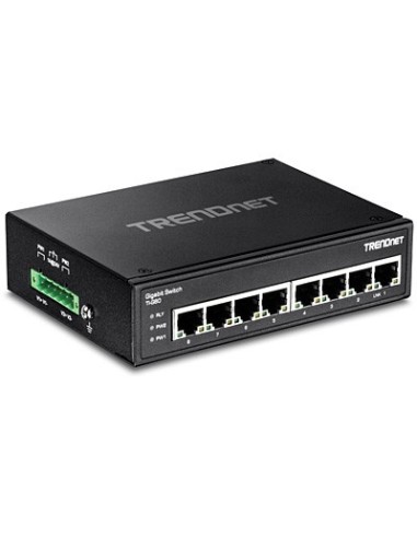 Trendnet TI-G80 switch No administrado L2 Gigabit Ethernet (10 100 1000) Negro