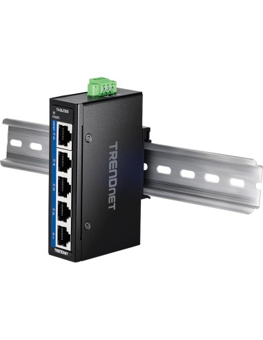 Trendnet TI-GLC50 switch No administrado Gigabit Ethernet (10 100 1000) Negro