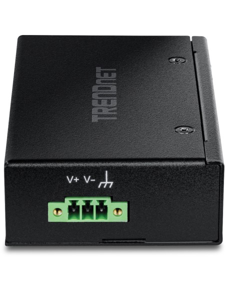 Trendnet TI-PELC50 switch No administrado Fast Ethernet (10 100) Energía sobre Ethernet (PoE) Negro