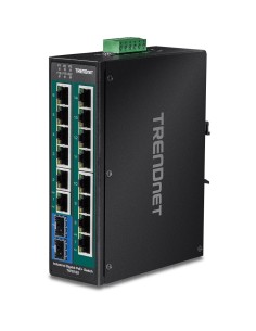 Trendnet TI-PG162 switch No administrado Gigabit Ethernet (10 100 1000) Energía sobre Ethernet (PoE) Negro