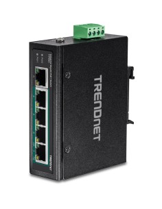 Trendnet TI-PG50 switch No administrado Gigabit Ethernet (10 100 1000) Energía sobre Ethernet (PoE) Negro