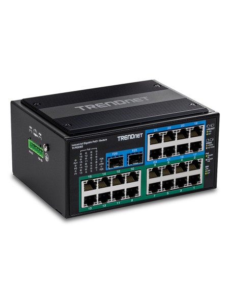 Trendnet TI-PG262 switch No administrado Gigabit Ethernet (10 100 1000) Energía sobre Ethernet (PoE) Negro