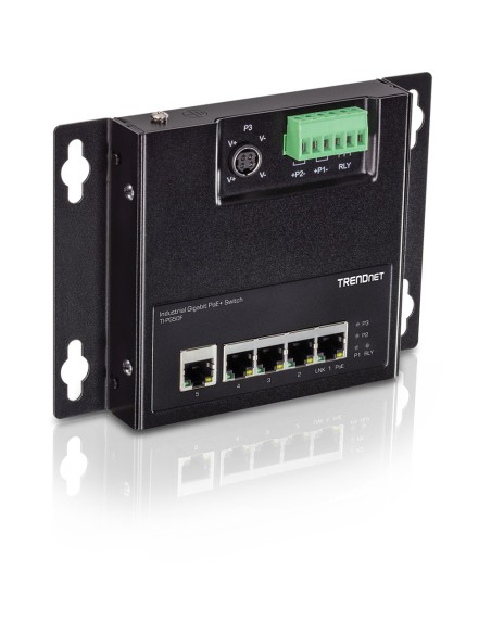 Trendnet TI-PG50F switch No administrado Energía sobre Ethernet (PoE) Negro