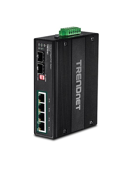 Trendnet TI-PG62B switch No administrado L2 Gigabit Ethernet (10 100 1000) Energía sobre Ethernet (PoE) Negro