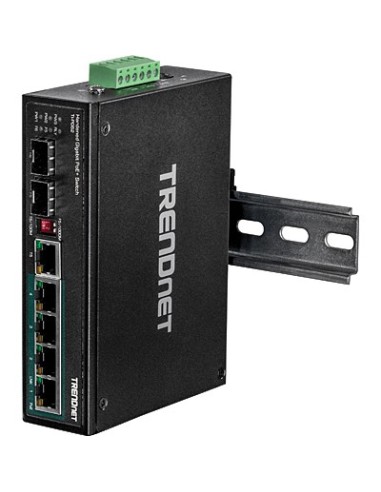 Trendnet TI-PG62 switch No administrado Gigabit Ethernet (10 100 1000) Energía sobre Ethernet (PoE) Negro