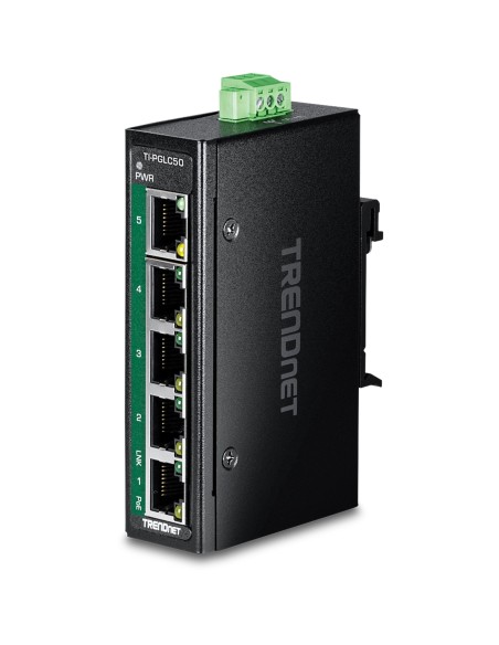 Trendnet TI-PGLC50 switch No administrado Gigabit Ethernet (10 100 1000) Energía sobre Ethernet (PoE) Negro