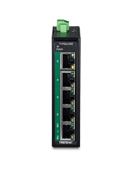Trendnet TI-PGLC50 switch No administrado Gigabit Ethernet (10 100 1000) Energía sobre Ethernet (PoE) Negro