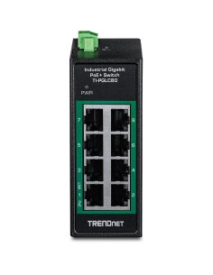 Trendnet TI-PGLC80 switch No administrado Gigabit Ethernet (10 100 1000) Energía sobre Ethernet (PoE) Negro 2