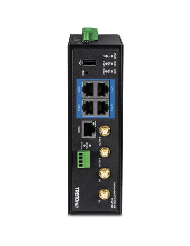 Trendnet TI-W100 router inalámbrico Gigabit Ethernet Doble banda (2,4 GHz   5 GHz) Negro