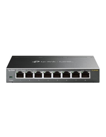 TP-Link Omada TL-SG108S switch No administrado Gigabit Ethernet (10 100 1000) Negro