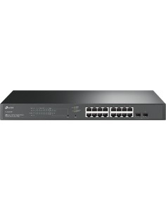 TP-Link JetStream TL-SG2218P switch Gestionado L2 L2+ Gigabit Ethernet (10 100 1000) Energía sobre Ethernet (PoE) 1U Negro