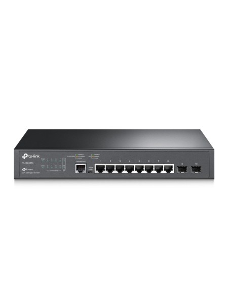 TP-Link JetStream TL-SG3210 switch Gestionado L2 L3 Gigabit Ethernet (10 100 1000) 1U Negro