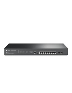 TP-Link JetStream TL-SG3210XHP-M2 switch Gestionado L2+ 2.5G Ethernet (100 1000 2500) Energía sobre Ethernet (PoE) 1U Negro
