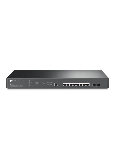 TP-Link JetStream TL-SG3210XHP-M2 switch Gestionado L2+ 2.5G Ethernet (100 1000 2500) Energía sobre Ethernet (PoE) 1U Negro