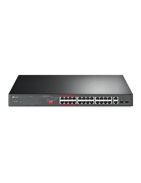 TP-Link TL-SL1226P switch No administrado Gigabit Ethernet (10 100 1000) Energía sobre Ethernet (PoE) 1U Gris