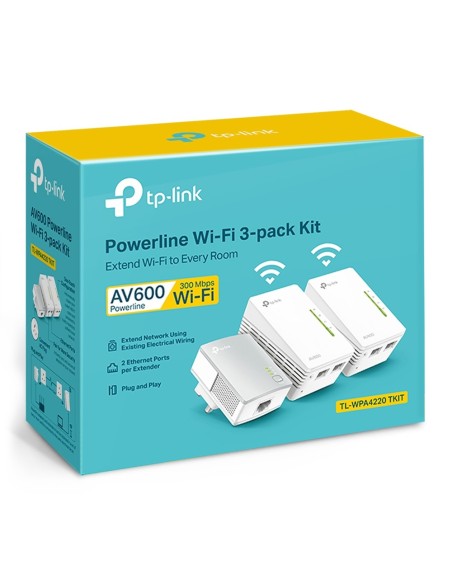 TP-Link TL-WPA4220T KIT Repetidor de red Blanco 10, 100 Mbit s