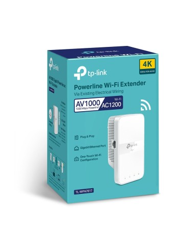 TP-Link TL-WPA7617 adaptador de red PowerLine 1200 Mbit s Ethernet Wifi Blanco 1 pieza(s)