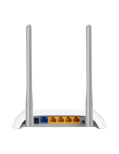 TP-Link TL-WR850N router inalámbrico Ethernet rápido Banda única (2,4 GHz) Gris, Blanco
