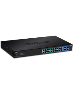 Trendnet TPE-1620WSF switch Gestionado L2 L3 Gigabit Ethernet (10 100 1000) Energía sobre Ethernet (PoE) 1U Negro