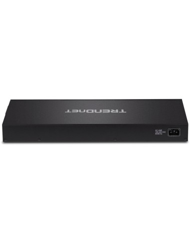 Trendnet TPE-3018LS switch Gestionado Gigabit Ethernet (10 100 1000) Energía sobre Ethernet (PoE) 1U Negro