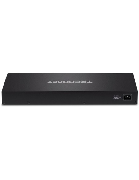 Trendnet TPE-3018LS switch Gestionado Gigabit Ethernet (10 100 1000) Energía sobre Ethernet (PoE) 1U Negro