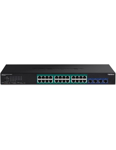 Trendnet TPE-30284 switch Gestionado L2 L4 Gigabit Ethernet (10 100 1000) Energía sobre Ethernet (PoE) 1U Negro