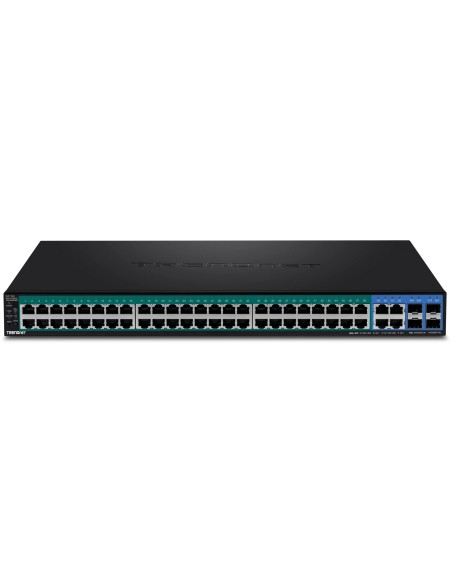 Trendnet TPE-5048WS switch Gestionado Gigabit Ethernet (10 100 1000) Energía sobre Ethernet (PoE) 1U Negro