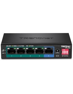 Trendnet TPE-LG50 switch No administrado Gigabit Ethernet (10 100 1000) Energía sobre Ethernet (PoE) Negro 2