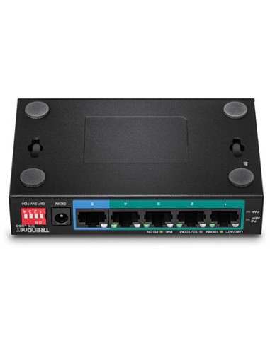 Trendnet TPE-LG50 switch No administrado Gigabit Ethernet (10 100 1000) Energía sobre Ethernet (PoE) Negro