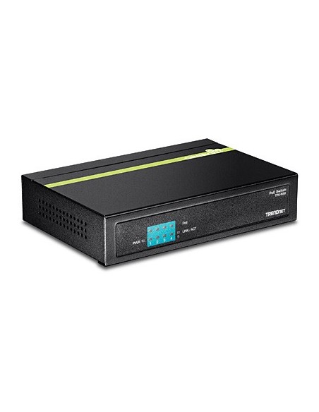 Trendnet TPE-S50 switch No administrado L2 Fast Ethernet (10 100) Energía sobre Ethernet (PoE) Negro