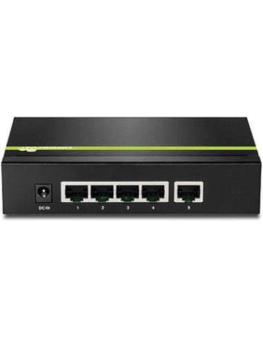 Trendnet TPE-S50 switch No administrado L2 Fast Ethernet (10 100) Energía sobre Ethernet (PoE) Negro