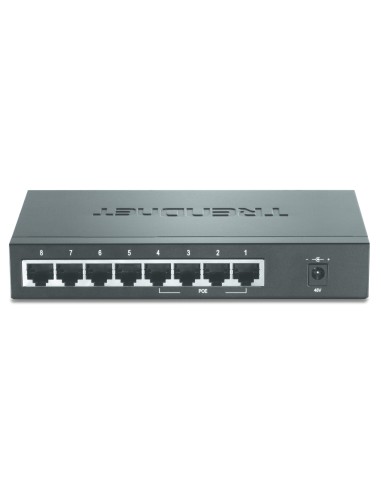 Trendnet TPE-S44 switch No administrado Energía sobre Ethernet (PoE) Azul