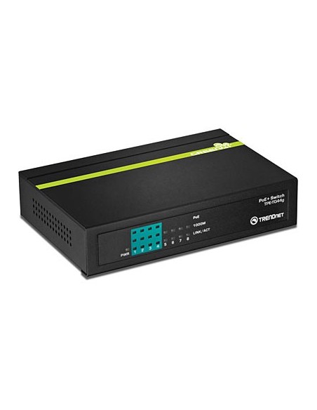 Trendnet TPE-TG44G switch No administrado Energía sobre Ethernet (PoE) Negro