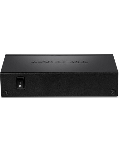 Trendnet TPE-TG51G switch Gigabit Ethernet (10 100 1000) Energía sobre Ethernet (PoE) Negro