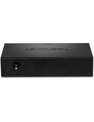 Trendnet TPE-TG52 switch No administrado Gigabit Ethernet (10 100 1000) Energía sobre Ethernet (PoE) Negro