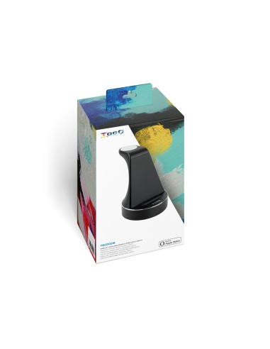TooQ Base de Carga Inalámbrica para Apple Watch y iPhone Smartphone, Negro