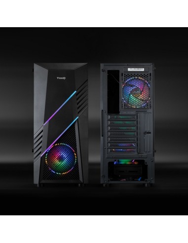 TooQ Caja Semitorre Gaming TQGCC102-B “BIOHAZARD” Negra