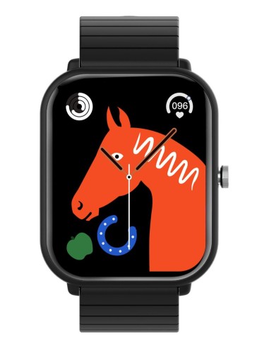 Celly TRAINERMATE2BK Relojes inteligentes y deportivos 5,11 cm (2.01") Digital 240 x 296 Pixeles Pantalla táctil Negro