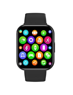 Celly TRAINERWATCH2BK Relojes inteligentes y deportivos 4,6 cm (1.81") Digital 320 x 320 Pixeles Pantalla táctil Negro GPS