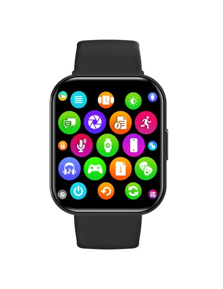 Celly TRAINERWATCH2BK Relojes inteligentes y deportivos 4,6 cm (1.81") Digital 320 x 320 Pixeles Pantalla táctil Negro GPS