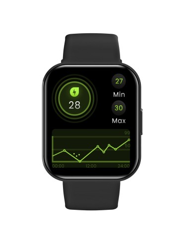 Celly TRAINERWATCH2BK Relojes inteligentes y deportivos 4,6 cm (1.81") Digital 320 x 320 Pixeles Pantalla táctil Negro GPS