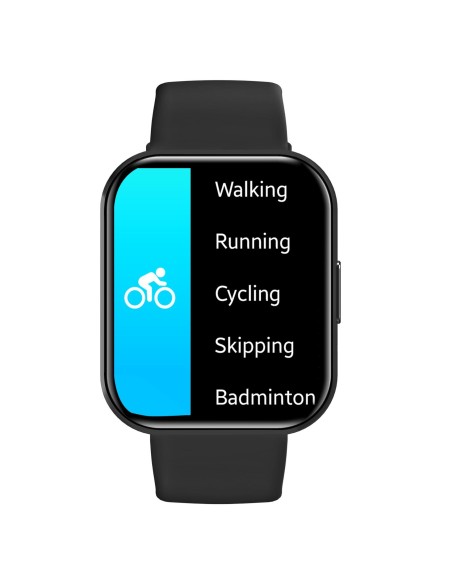 Celly TRAINERWATCH2BK Relojes inteligentes y deportivos 4,6 cm (1.81") Digital 320 x 320 Pixeles Pantalla táctil Negro GPS